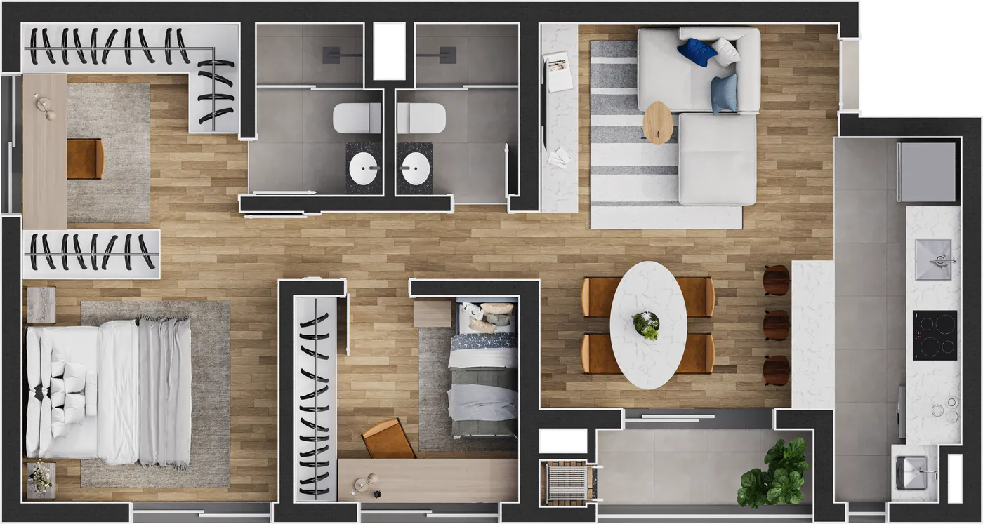 Planta Tipo Amarelo Extra — Jockey City Habitat