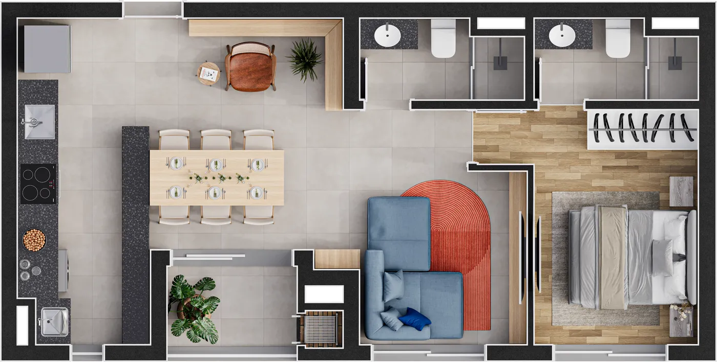 Planta Tipo Vermelho Extra — Jockey City Habitat